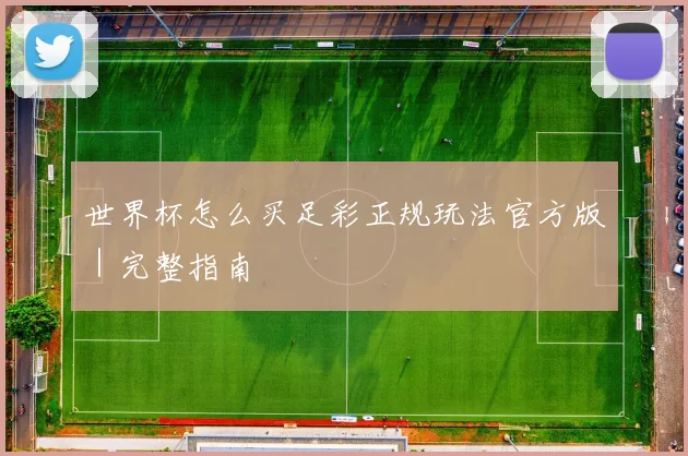 世界杯怎么买足彩正规玩法官方版｜完整指南